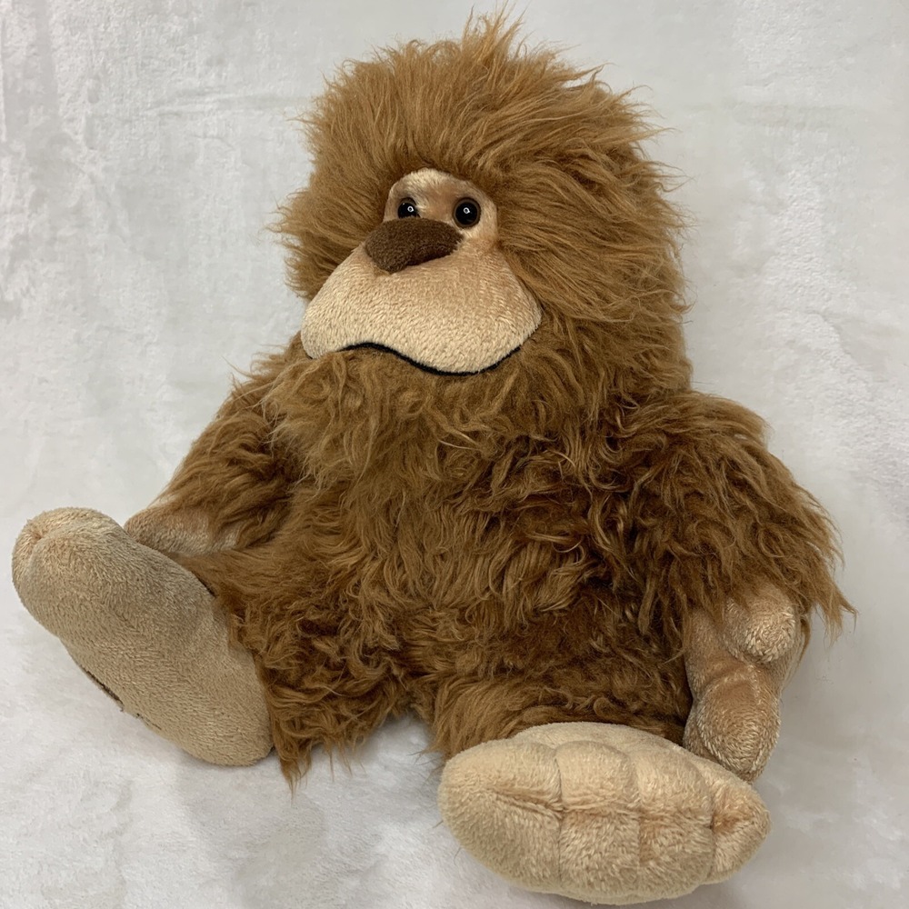 Aurora Big Foot Plush 9" Sasquatch Yeti Stuffed Animal Brown Stuffed Animal - Picture 4 of 12